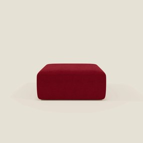 BonBon pouf divano modulare in 2 dimensioni in tessuto smacchiabile T23 bordeaux