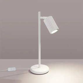 Sollux SL.1548 - Lampada da tavolo KARBON 1xGU10/10W/230V bianco