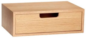 Hübsch - Hide Drawer Box Natural Hübsch