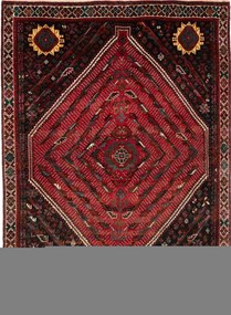 Shiraz Tappeto persiano 240 x 180 Rosso (Iran) Annodato A Mano