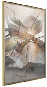 Poster  Earthquake  Cornice Quadri Cornice d'oro, Larghezza x Altezza Home decor 20x30