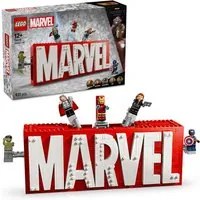 Logo e Minifigure Lego Marvel