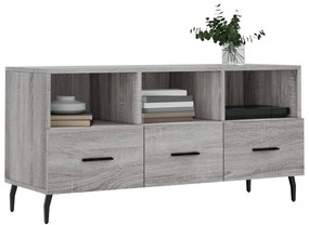 Mobile tv grigio sonoma 102x36x50 cm in legno multistrato