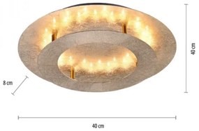 Paul Neuhaus 9620-12 - Plafoniera LED NEVIS LED/18W/230V oro