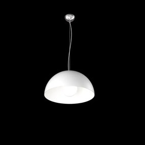 Cup sospensione d.35 cm. 1 luce bianco 1144-s35-bi