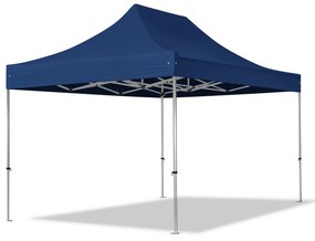 TOOLPORT 3x4,5m gazebo pieghevole PES, PROFESSIONAL alluminio, blu scuro - (600205)