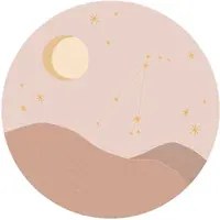 Eijffinger Carta da parati panoramica Star Sign Circles Rose - Aries