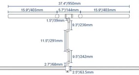 Lampada da tavolo LED dimmerabile con funzione Touch LED/24W/230V 3000-6500K CRI 92 nero