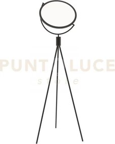 Piantana led radar nera 24w 1980lm cct 3000k 4000k 6500k 45x170cm o...