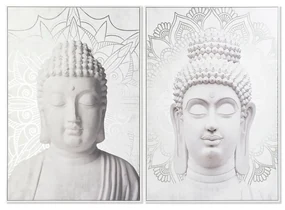 Quadro DKD Home Decor Buddha 80 x 4 x 120 cm Orientale (2 Unità)