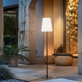 Nowodvorski Lighting Piantana, IP44, grafite/bianco, altezza 148 cm