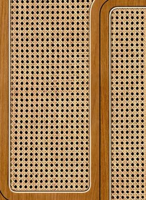 NLXL Carta da parati Angle Webbing Oak - VOS-04