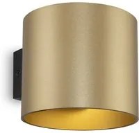 Lampada da parete Ceiling & Wall in Alluminio Rond Opaco Oro