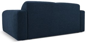 Divano in tessuto bouclé blu scuro 170 cm Molino - Micadoni Home
