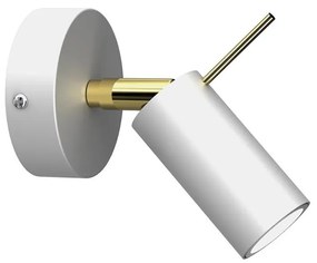 Faretto da muro PRESTON 1xGU10/40W/230V bianco/oro