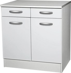 Base EcoSpring bianco L 80 x H 86 x P 60 cm