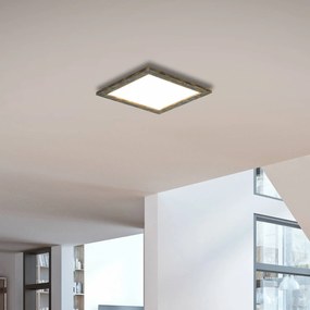 Pannello LED Quitani Aurinor, patina color oro, 45 cm