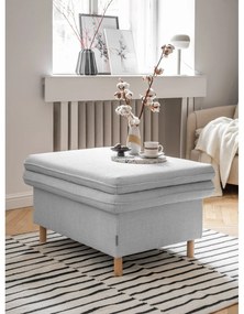 Poggiapiedi grigio chiaro Simon - Miuform