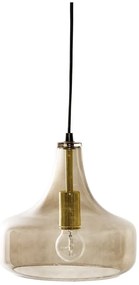 Lampadario marrone con paralume in vetro ø 25,5 cm Yuser – Bloomingville