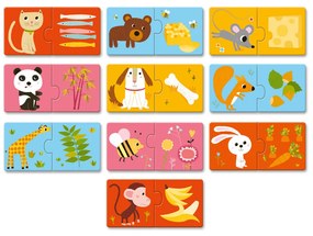 Puzzle Duo - "chi mangia cosa?"