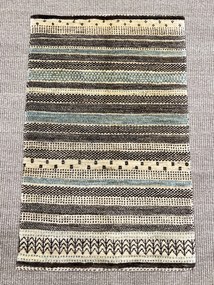 Loribaft Tappeto 90x60 Beige (Iran) Annodato A Mano