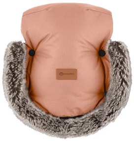 PETITE&amp;MARS - SET Coprigambe per bambini 4in1 ARCTIC + stroller mano muffs Pastel Peach