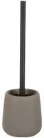 Porta scopino WC grigio in stoneware