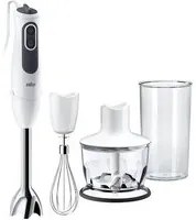 Braun minipimer multiquick mq3135wh sauce frullatore ad immersione white grey