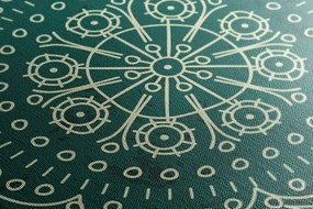 Quadro su tela – Mandala disegnata a mano