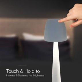 LED Lampada da tavolo touch ricaricabile e dimmerabile LED/3W/5V 3000-6000K bianco