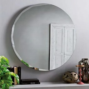 Specchio tondo con molatura laterale D90 cm HARA Fumč
