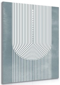 Stampa su tela – Arcobaleno boho Mid-Century