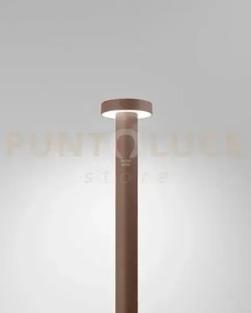 Stool paletto in alluminio corten opaco led 12w 3000k 960lm h.60cm