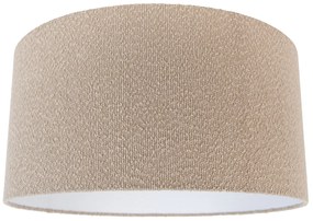 Paralume in tessuto beige con tessuto Teddy 50/50/25