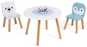 Janod - Set tavolo e sedie in legno