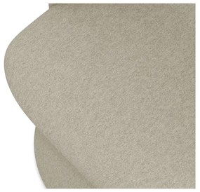 Sedia da pranzo beige in imbottito Kalo – Makamii