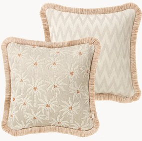 Cuscino reversibile in & outdoor fatto a mano Laura & Rosita