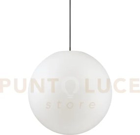 Sole sospensione per esterni 1 luce attacco e27 ip44 sfera in plast...