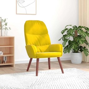 Poltrona Relax Giallo İn Velluto /