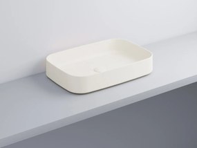 Cielo Shui Comfort lavabo da appoggio 60x40 rettangolare senza troppopieno talco