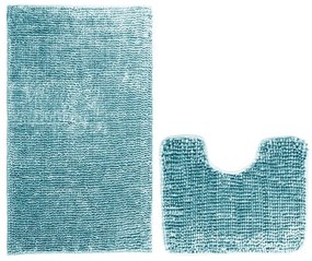 Set di 2 tappetini da bagno blu Bati - AmeliaHome