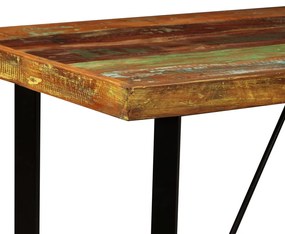 Set da bar 5 pz in legno massello di recupero