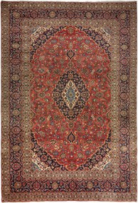Kashan Tappeto persiano 250x370 Rosso (Iran) Annodato A Mano