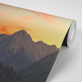 Carta da parati – Tramonto sulle montagne