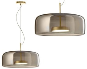 Lampada da soffitto a sospensione in vetro APP614-1CP Grigio