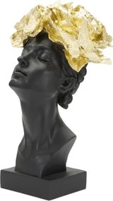 Donna Con Farlalle In Testa Cm 21X20X36,5