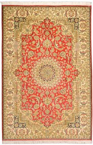 Cashmere Silk Tappeto 130 x 190 Beige (Indian) Annodato A Mano