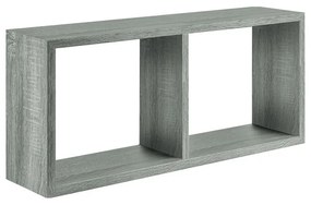 Mensola a muro Morg SPACEO rettangolare in mdf L 70 x H 35 x P 23.7 cm rovere grigio