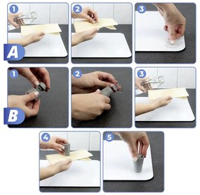 Coperchi per stufe in vetro temperato in set da 2 52x30 cm Barbecue - Maximex