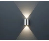 Applique da Interno a LED in Metallo Nickel Opaco